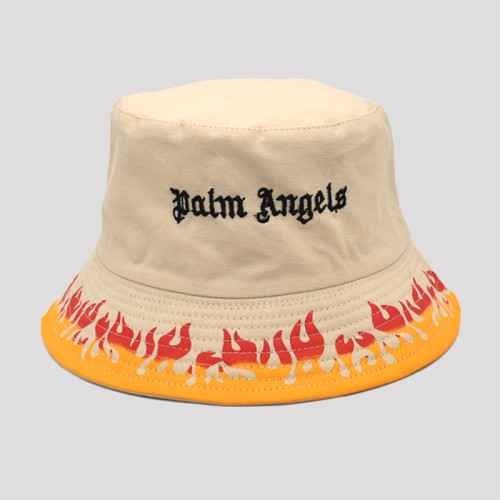 Chapéu com estampa de letra bordado caqui moda casual