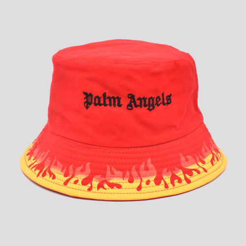 Chapéu vermelho moda casual com estampa de letras bordadas