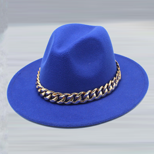 Blue Street Celebrities Patchwork Chains Hat