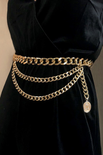 Gold Retro Sexy Personality Pendant Waist Chain