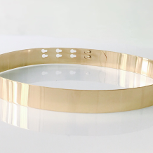 Gold Sexy Street Solid Patchwork Belts