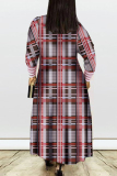 Coffee Casual Daily Print Printing Cardigan Collar Plus Size Outerwear